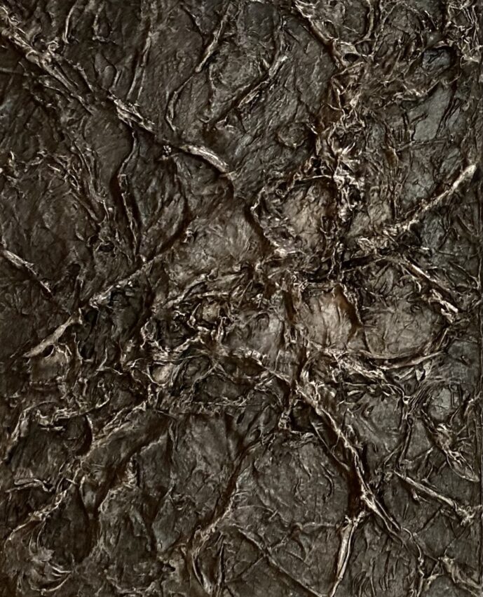 Contemporary evocative abstract sculpture paintings