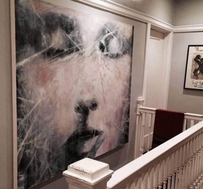 Silenced SOLD Oil on Canvas 72 x 60 in 2014 1