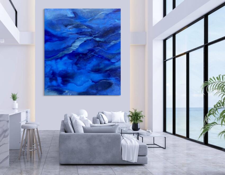 Tsunami in ocean room