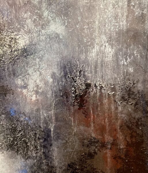 Contemporary evocative abstract sculpture paintings